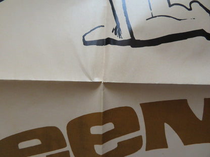 TEENAGE REBELLION FOLDED US ONE SHEET POSTER BURT TOPPER NORMAN HERMAN 1967 Rendezvous Cinema Movie posters