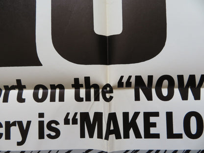 TEENAGE REBELLION FOLDED US ONE SHEET POSTER BURT TOPPER NORMAN HERMAN 1967 Rendezvous Cinema Movie posters