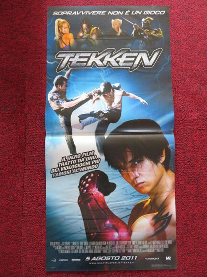 TEKKEN ITALIAN LOCANDINA (27"x13") POSTER JON FOO KELLY OVERTON 2010 - Rendezvous Cinema
