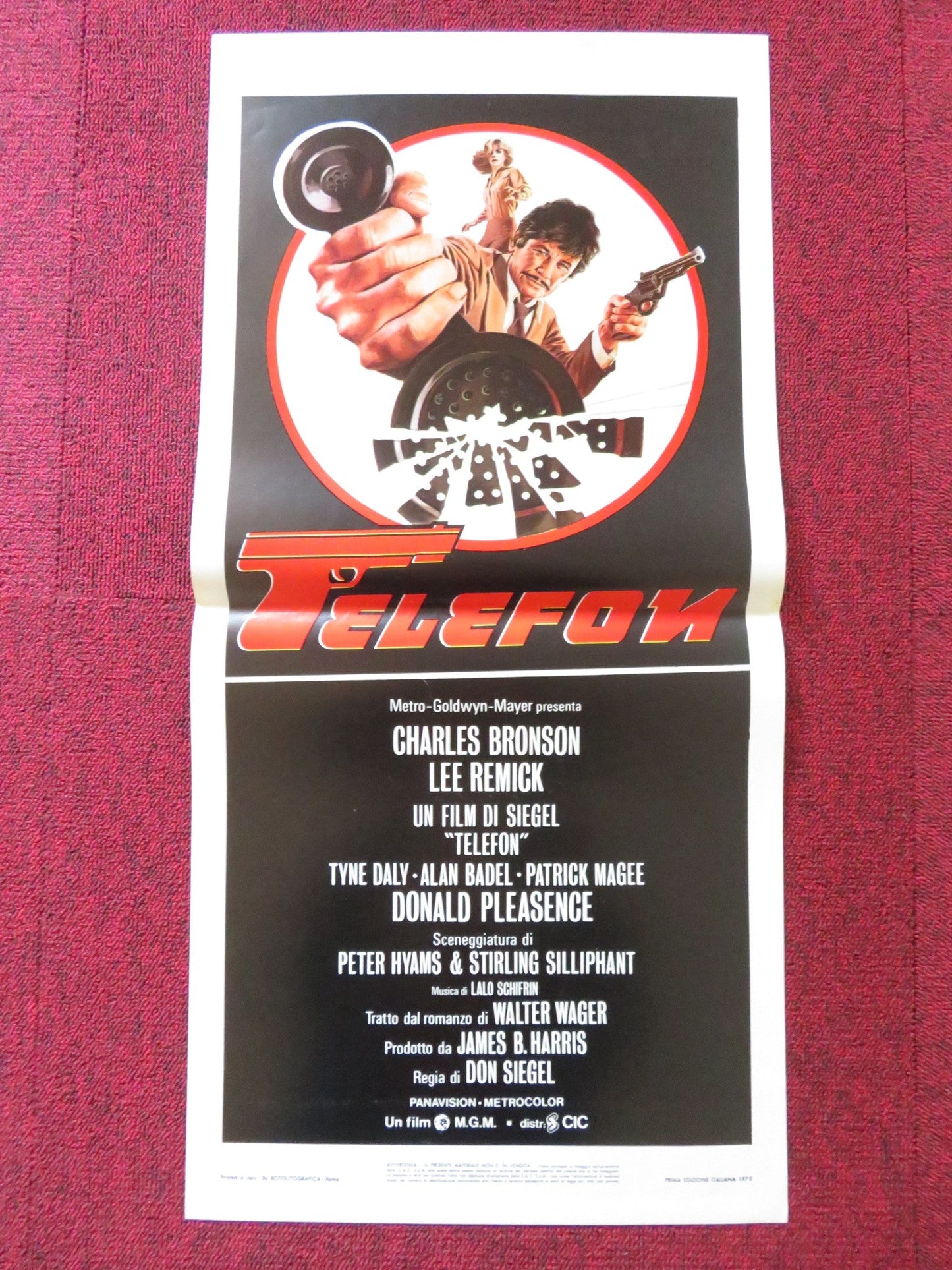 TELEFON ITALIAN LOCANDINA POSTER CHARLES BRONSON LEE RIMICK 1977 Rendezvous Cinema Movie posters