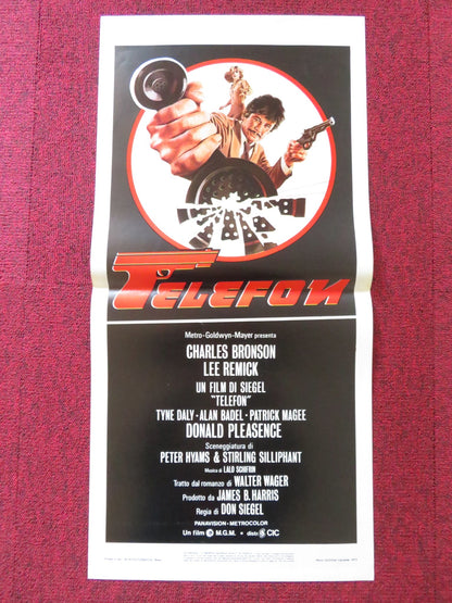 TELEFON ITALIAN LOCANDINA POSTER CHARLES BRONSON LEE RIMICK 1977 Rendezvous Cinema Movie posters