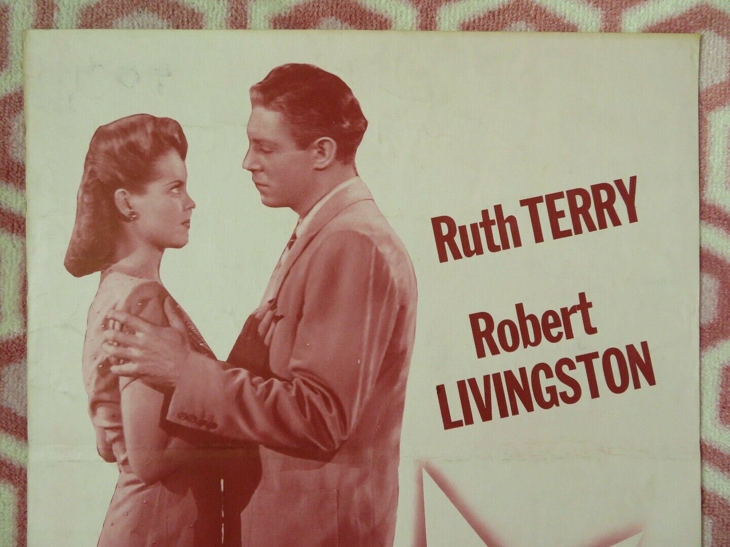 TELL IT TO A STAR US INSERT (14"x 36") POSTER RUTH TERRY ROBERT LIVINGSTON 1945 Movie posters