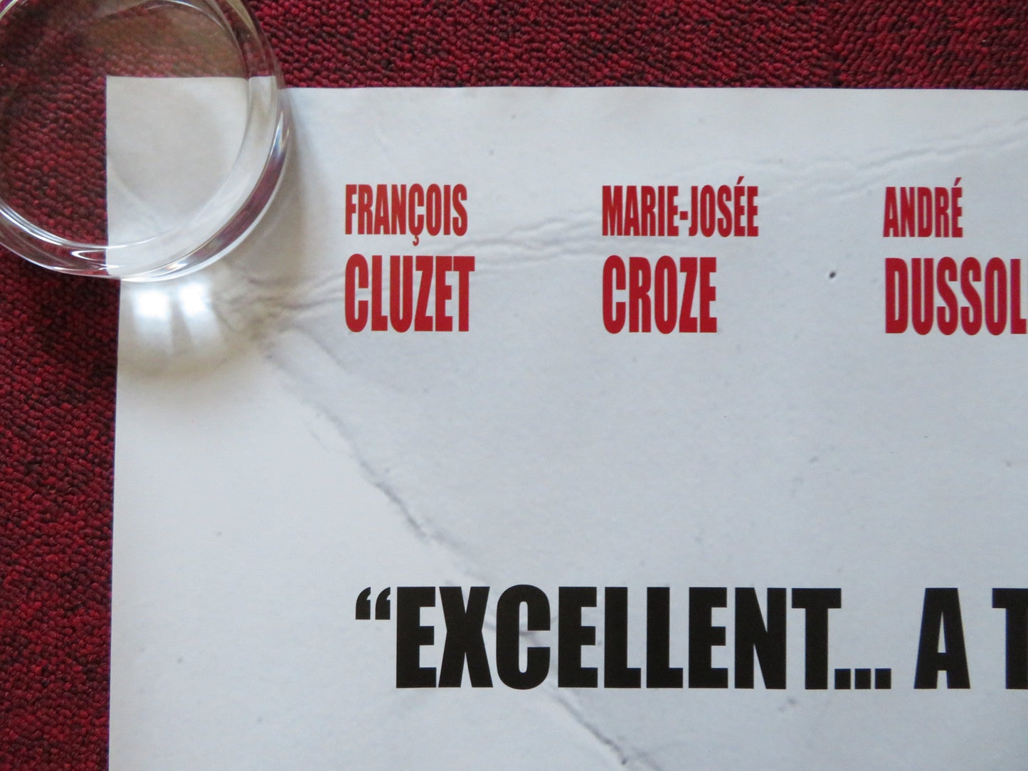 TELL NO ONE UK QUAD (30"x 40") ROLLED POSTER FRANCOIS CLUZET MARIE - J CROZE 2006 Rendezvous Cinema Movie posters