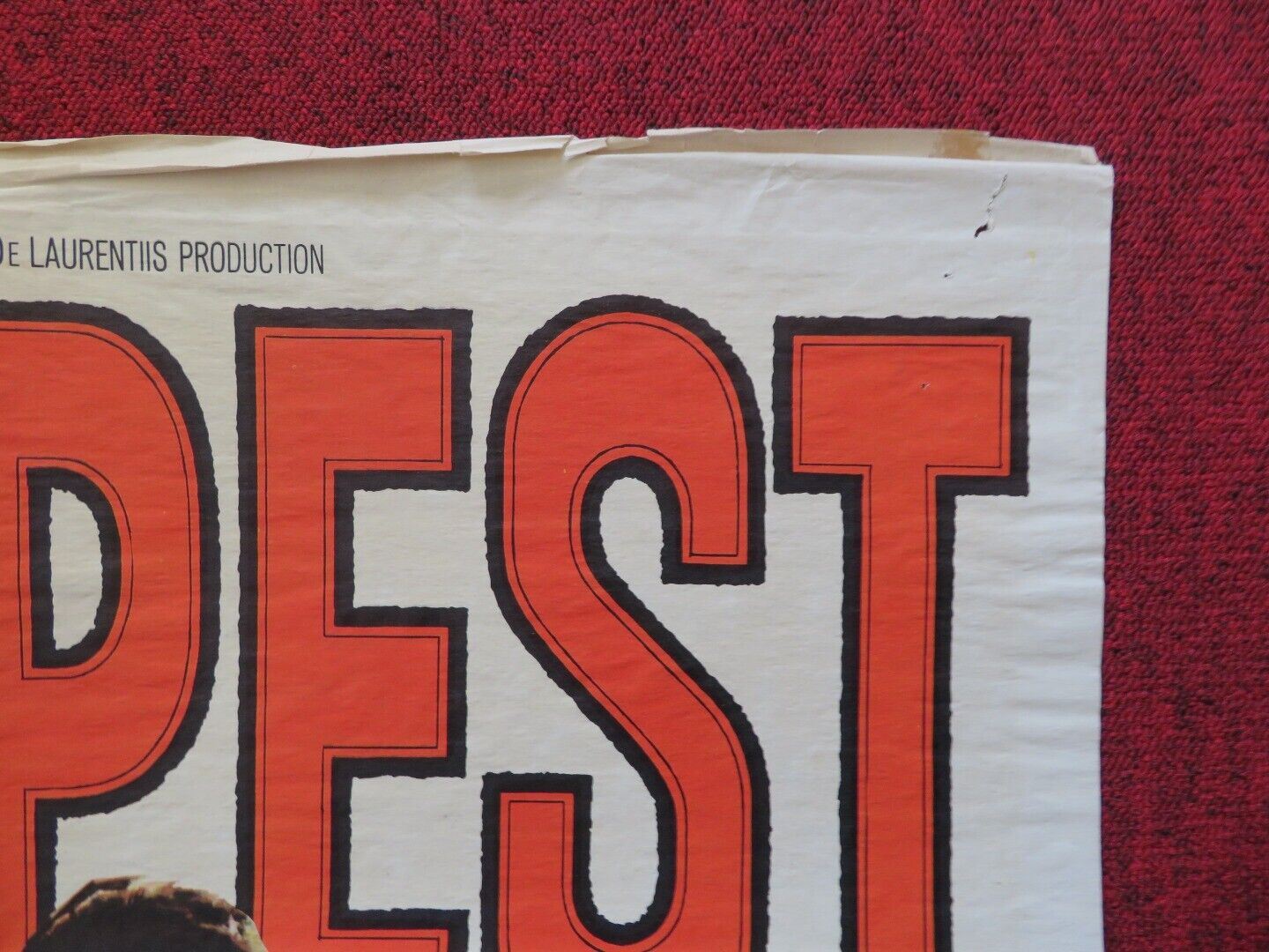 TEMPEST FOLDED US ONE SHEET POSTER VAN HEFLIN SILVANA MANGANO 1959 Movie posters