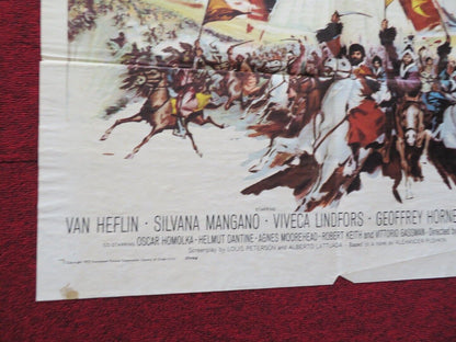 TEMPEST FOLDED US ONE SHEET POSTER VAN HEFLIN SILVANA MANGANO 1959 Movie posters