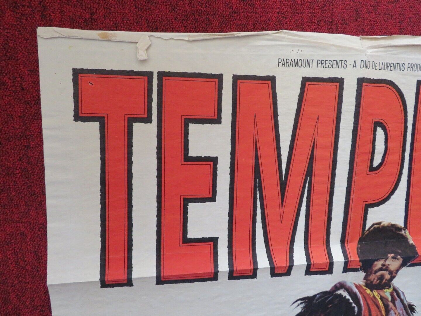 TEMPEST FOLDED US ONE SHEET POSTER VAN HEFLIN SILVANA MANGANO 1959 Movie posters