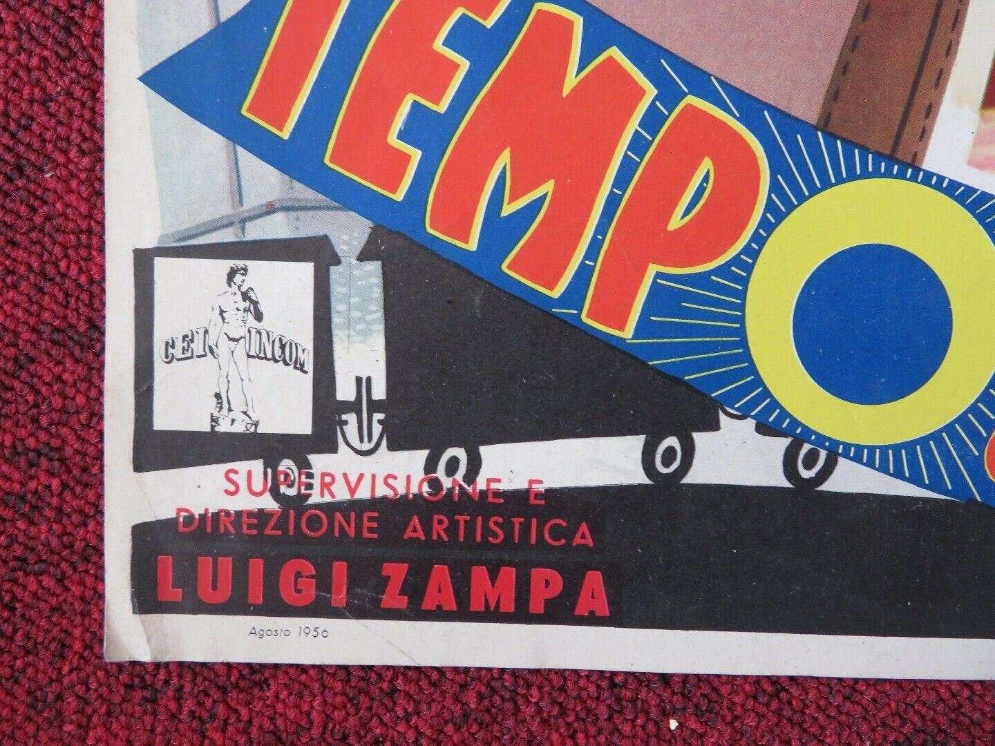 TEMPO DI VILLEGGIATURA / TIME OF VACATION - B ITALIAN FOTOBUSTA POSTER 1956 Movie posters