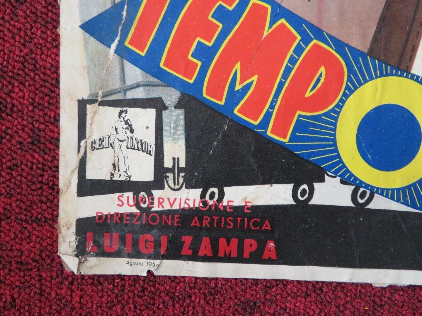 TEMPO DI VILLEGGIATURA / TIME OF VACATION - C ITALIAN FOTOBUSTA POSTER 1956 Movie posters