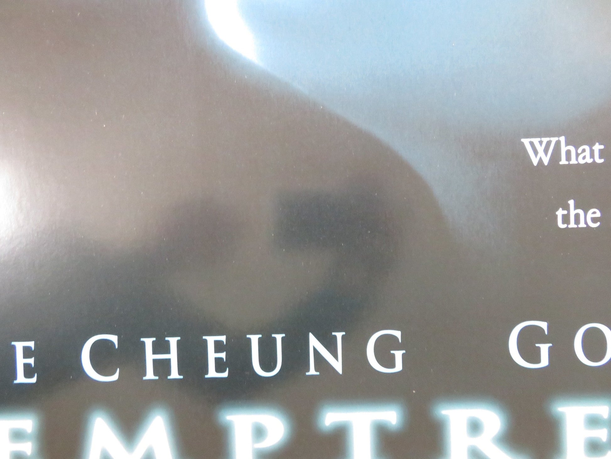 TEMPTRESS MOON US ONE SHEET ROLLED POSTER LESLIE CHEUNG GONG LI 1996 Rendezvous Cinema Movie posters