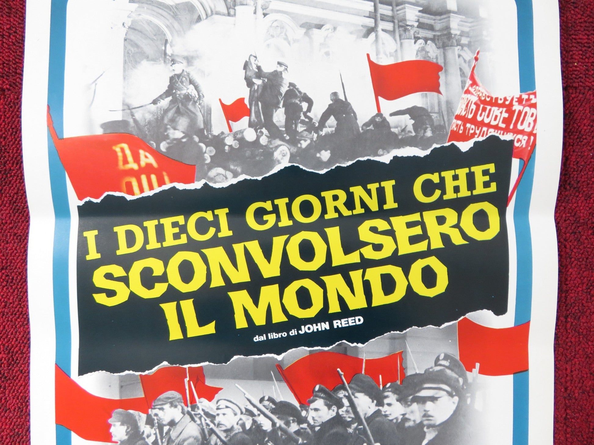 TEN DAYS THAT SHOOK THE WORLD ITALIAN LOCANDINA POSTER FRANCO NERO 1982 Rendezvous Cinema Movie posters