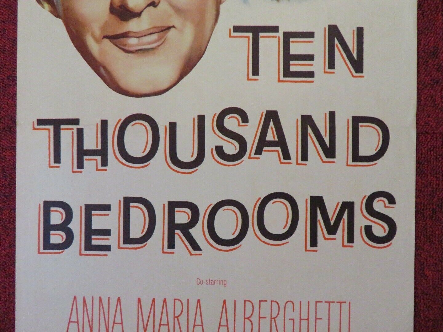 TEN THOUSAND BEDROOMS US INSERT (14"x 36") POSTER DEAN MARTIN 1957 Movie posters