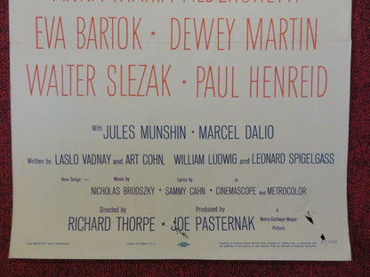 TEN THOUSAND BEDROOMS US INSERT (14"x 36") POSTER DEAN MARTIN 1957 Movie posters