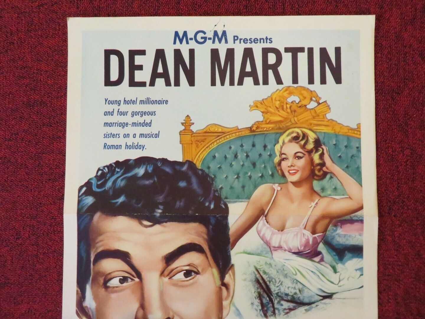 TEN THOUSAND BEDROOMS US INSERT (14"x 36") POSTER DEAN MARTIN 1957 Movie posters