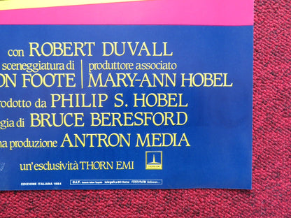 TENDER MERCIES - B ITALIAN FOTOBUSTA POSTER ROBERT DUVALL TESS HARPER 1983 Rendezvous Cinema Movie posters