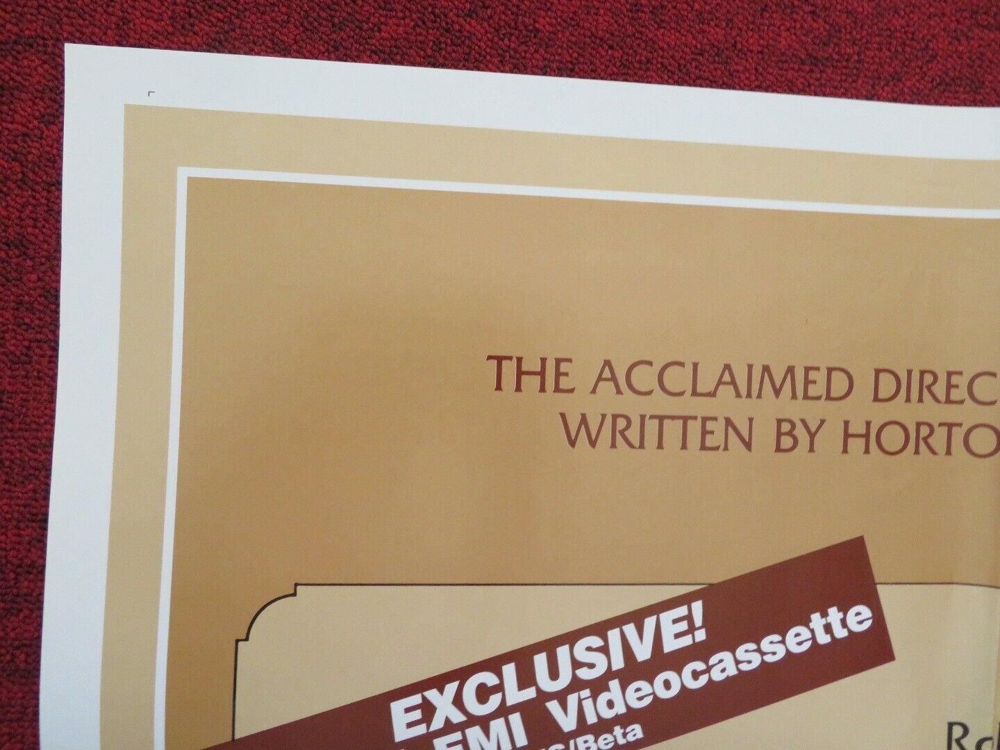 TENDER MERCIES FOLDED US ONE SHEET POSTER ROBERT DUVALL TESS HARPER 1983 Movie posters