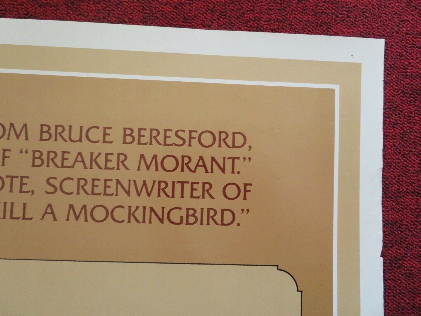 TENDER MERCIES FOLDED US ONE SHEET POSTER ROBERT DUVALL TESS HARPER 1983 Movie posters