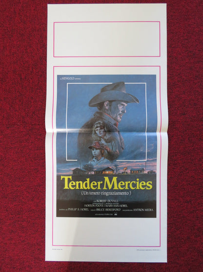 TENDER MERCIES ITALIAN LOCANDINA POSTER ROBERT DUVALL HORTON FOOTE 1984 Rendezvous Cinema Movie posters