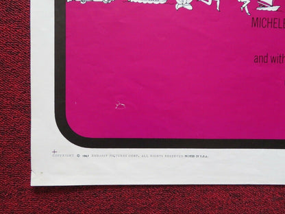 TENDER SCOUNDREL FOLDED US ONE SHEET POSTER JEAN - PAUL BELMONDO 1967 Movie posters