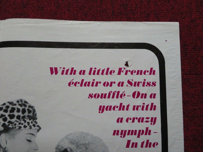 TENDER SCOUNDREL FOLDED US ONE SHEET POSTER JEAN - PAUL BELMONDO 1967 Movie posters