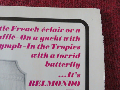 TENDER SCOUNDREL US HALF SHEET (22"x 28") POSTER JEAN - PAUL BELMONDO 1967 Movie posters