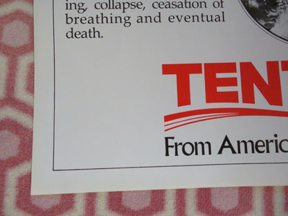 TENTACLES FOLDED US ONE SHEET POSTER JOHN HUSTON 1977 Movie posters