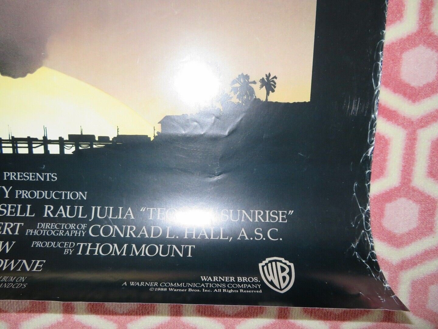 TEQUILA SUNRISE ONE SHEET ROLLED POSTER MEL GIBSON KURT RUSSELL 1988 - Rendezvous Cinema