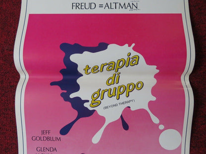TERAPIA DI GRUPPO ITALIAN LOCANDINA (27.5"x13") POSTER JEFF GOLDBLUM 1987 Movie posters