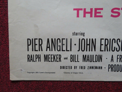 TERASA USA ONE SHEET FOLDED POSTER JOHN ERICSON PIER ANGELI 1951 Movie posters
