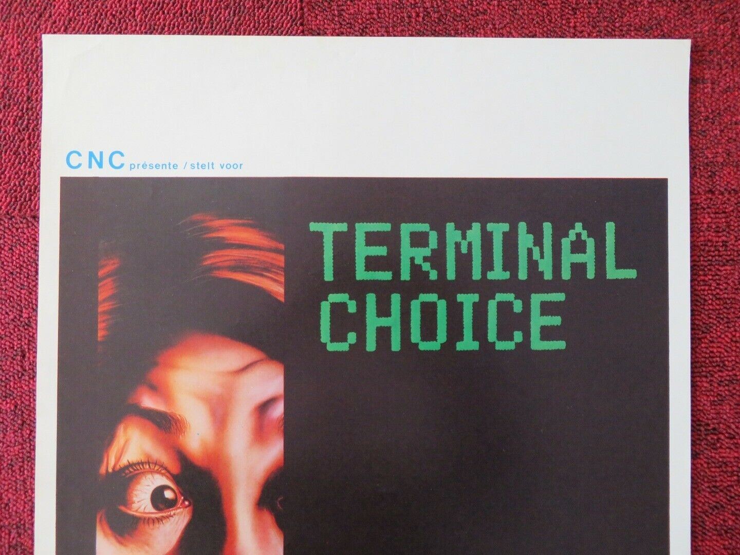 TERMINAL CHOICE BELGIUM (21"x14") POSTER JOE SPANO DIANE VENORA 1985 Movie posters
