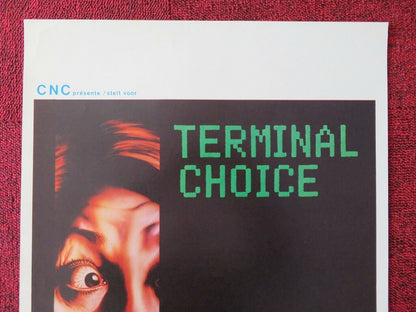 TERMINAL CHOICE BELGIUM (21"x14") POSTER JOE SPANO DIANE VENORA 1985 Movie posters