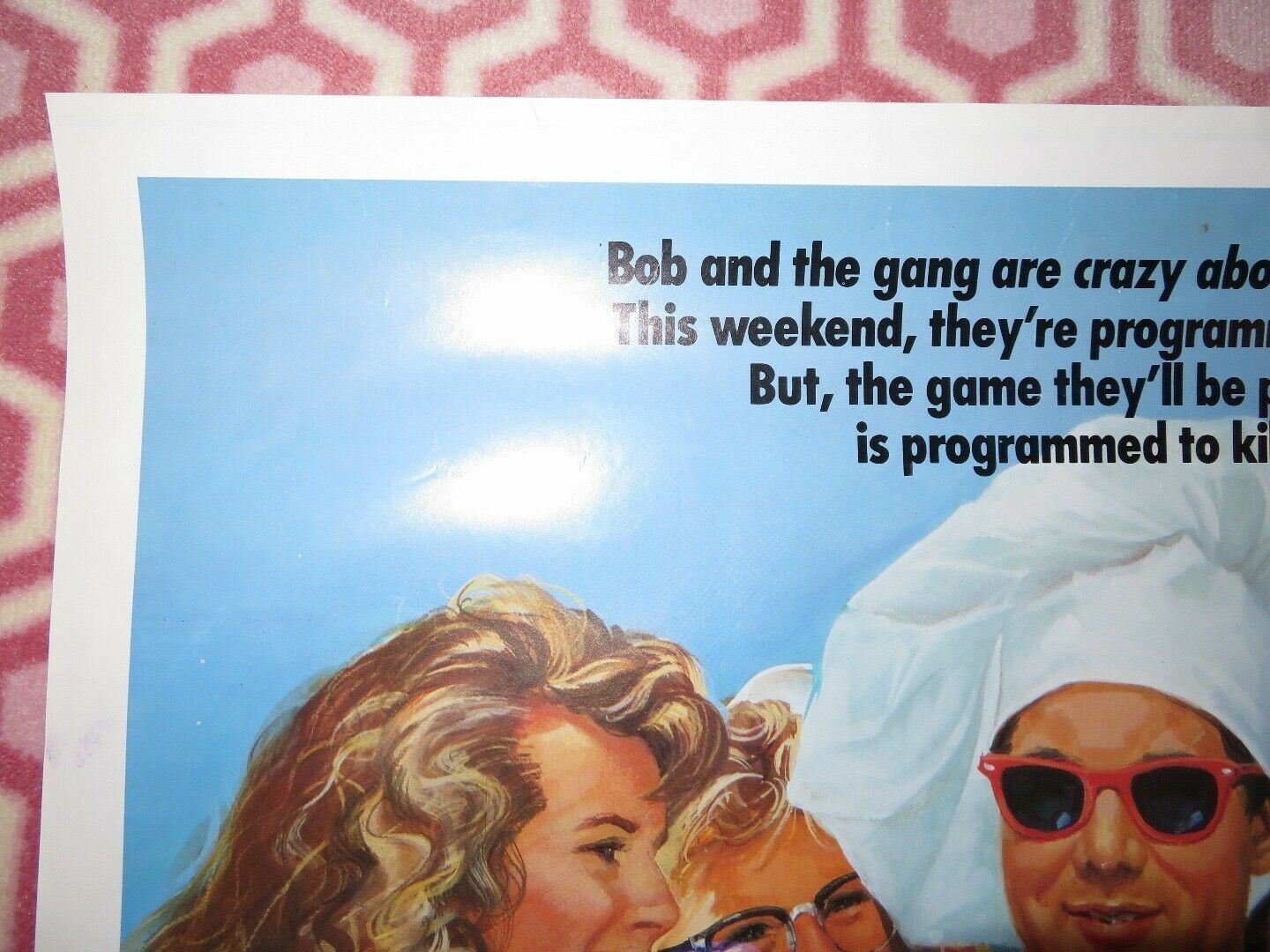 TERMINAL ENTRY US ONE SHEET ROLLED POSTER PAUL SMITH HEIDI HELMER '87 Movie posters