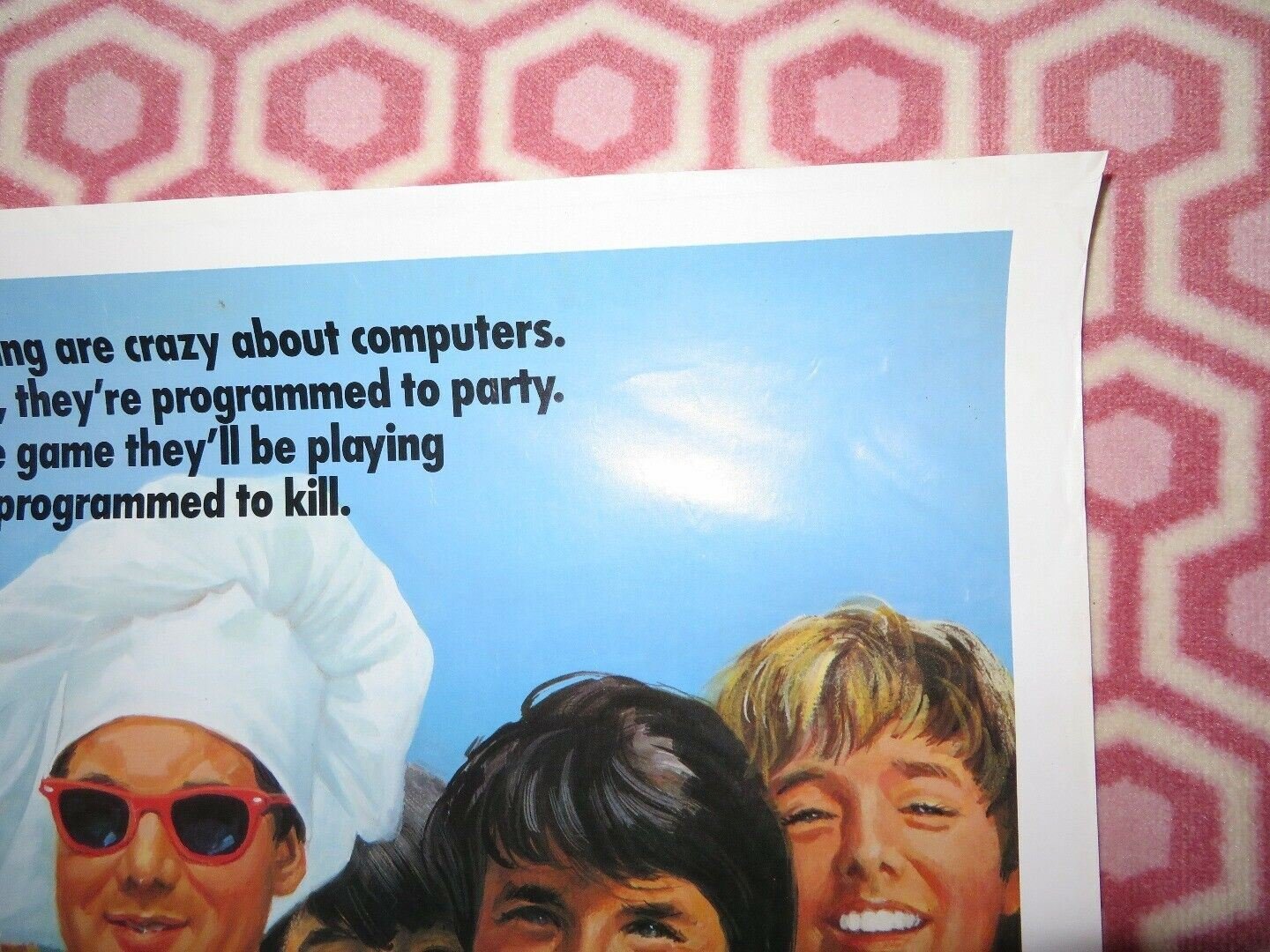 TERMINAL ENTRY US ONE SHEET ROLLED POSTER PAUL SMITH HEIDI HELMER '87 Movie posters