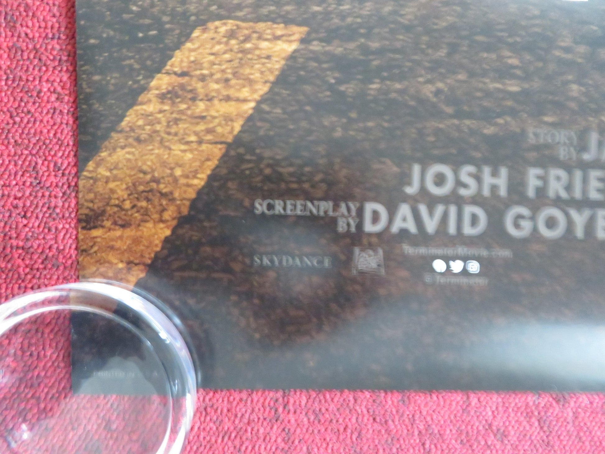 TERMINATOR: DARK FATE US ONE SHEET ROLLED POSTER ARNOLD SCHWARZENEGGER 2019 Rendezvous Cinema Movie posters