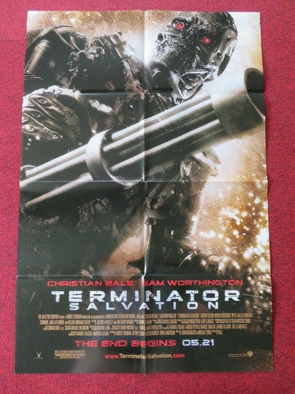 TERMINATOR SALVATION FOLDED US ONE SHEET POSTER CHRISTIAN BALE 2009 Movie posters