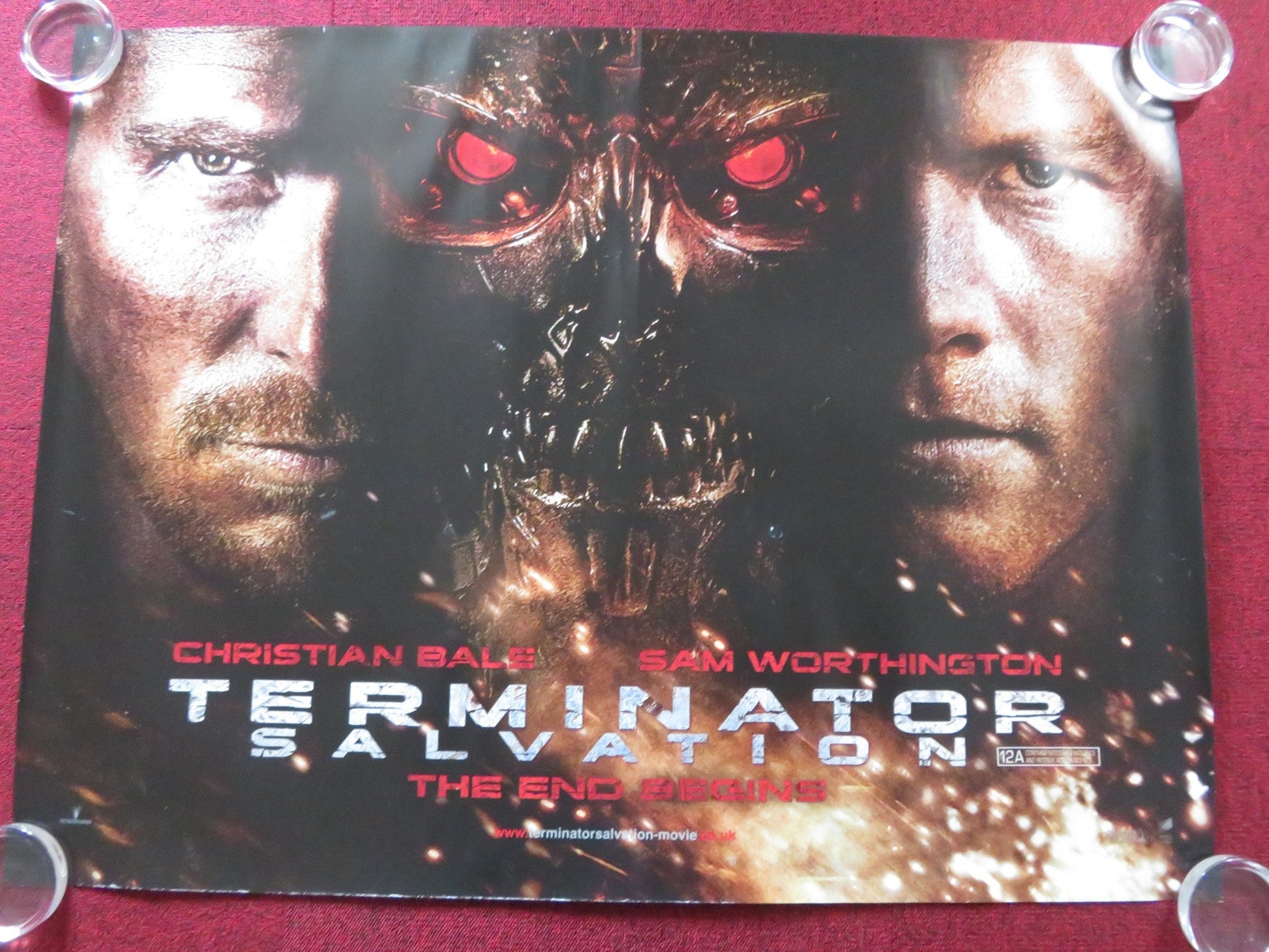 TERMINATOR SALVATION UK QUAD (30"x 40") ROLLED POSTER CHRISTIAN BALE 2009 Rendezvous Cinema Movie posters