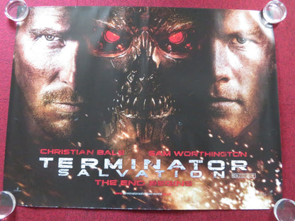 TERMINATOR SALVATION UK QUAD (30"x 40") ROLLED POSTER CHRISTIAN BALE 2009 Rendezvous Cinema Movie posters