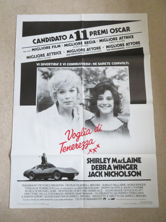 TERMS OF ENDEARMENT ITALIAN 2 FOGLIO POSTER SHIRLEY MACLAINE JACK NICHOLSON 1983 Rendezvous Cinema Movie posters