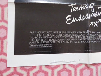 TERMS OF ENDEARMENT US ONE SHEET POSTER JACK NICHOLSON 1983 Rendezvous Cinema Movie posters