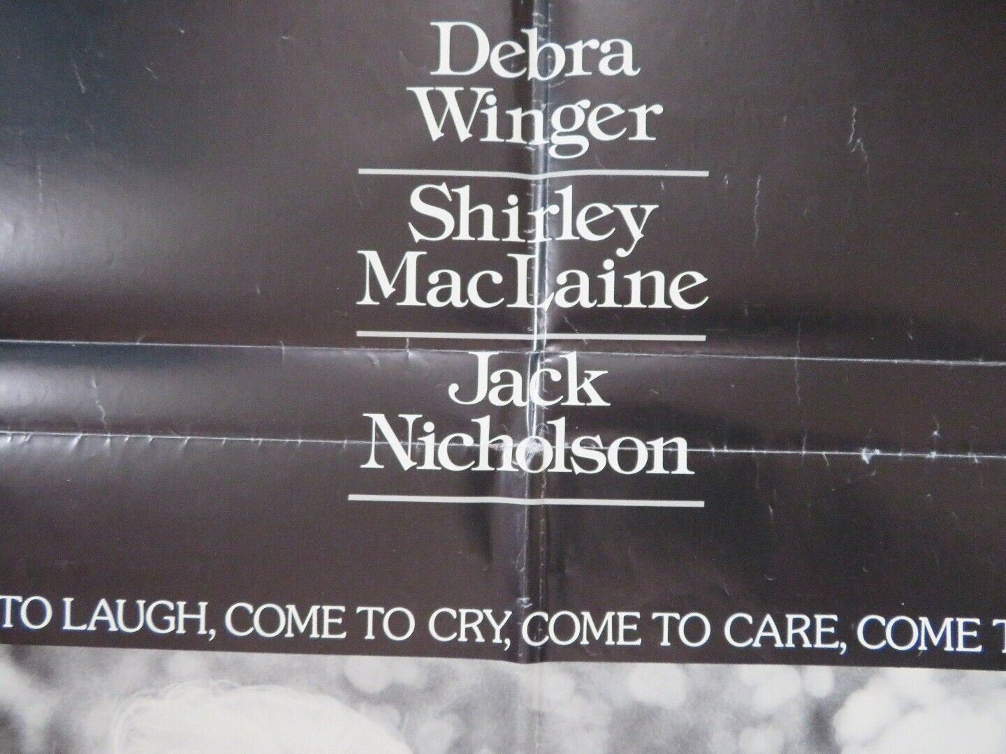 TERMS OF ENDEARMENT US ONE SHEET POSTER JACK NICHOLSON 1983 Rendezvous Cinema Movie posters