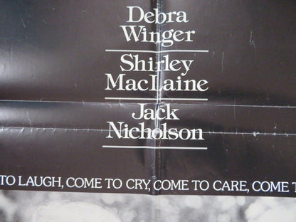 TERMS OF ENDEARMENT US ONE SHEET POSTER JACK NICHOLSON 1983 Rendezvous Cinema Movie posters