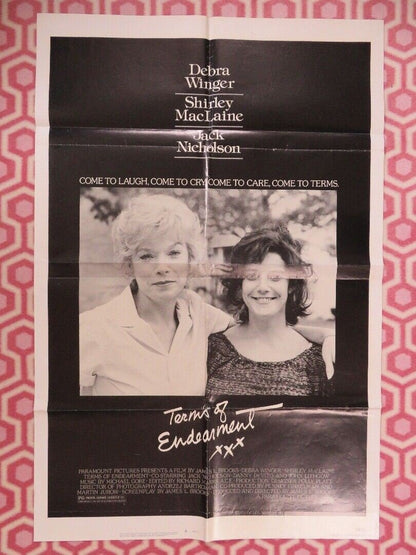 TERMS OF ENDEARMENT US ONE SHEET POSTER JACK NICHOLSON 1983 Rendezvous Cinema Movie posters