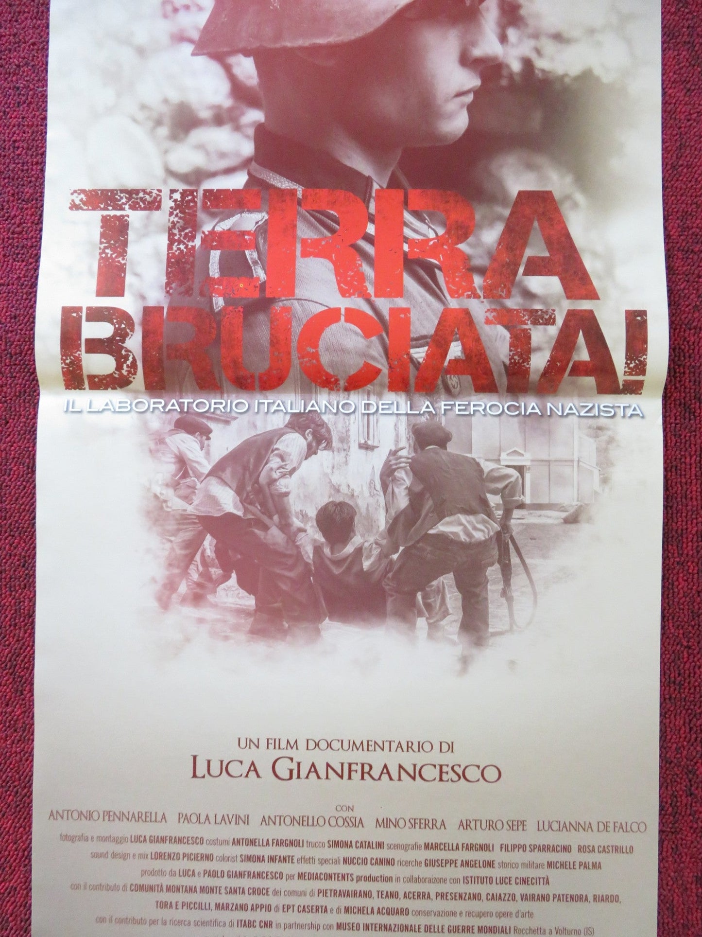 TERRA BRUCIATA ITALIAN LOCANDINA POSTER LUCA GIANFRANCESCO 2018 Rendezvous Cinema Movie posters