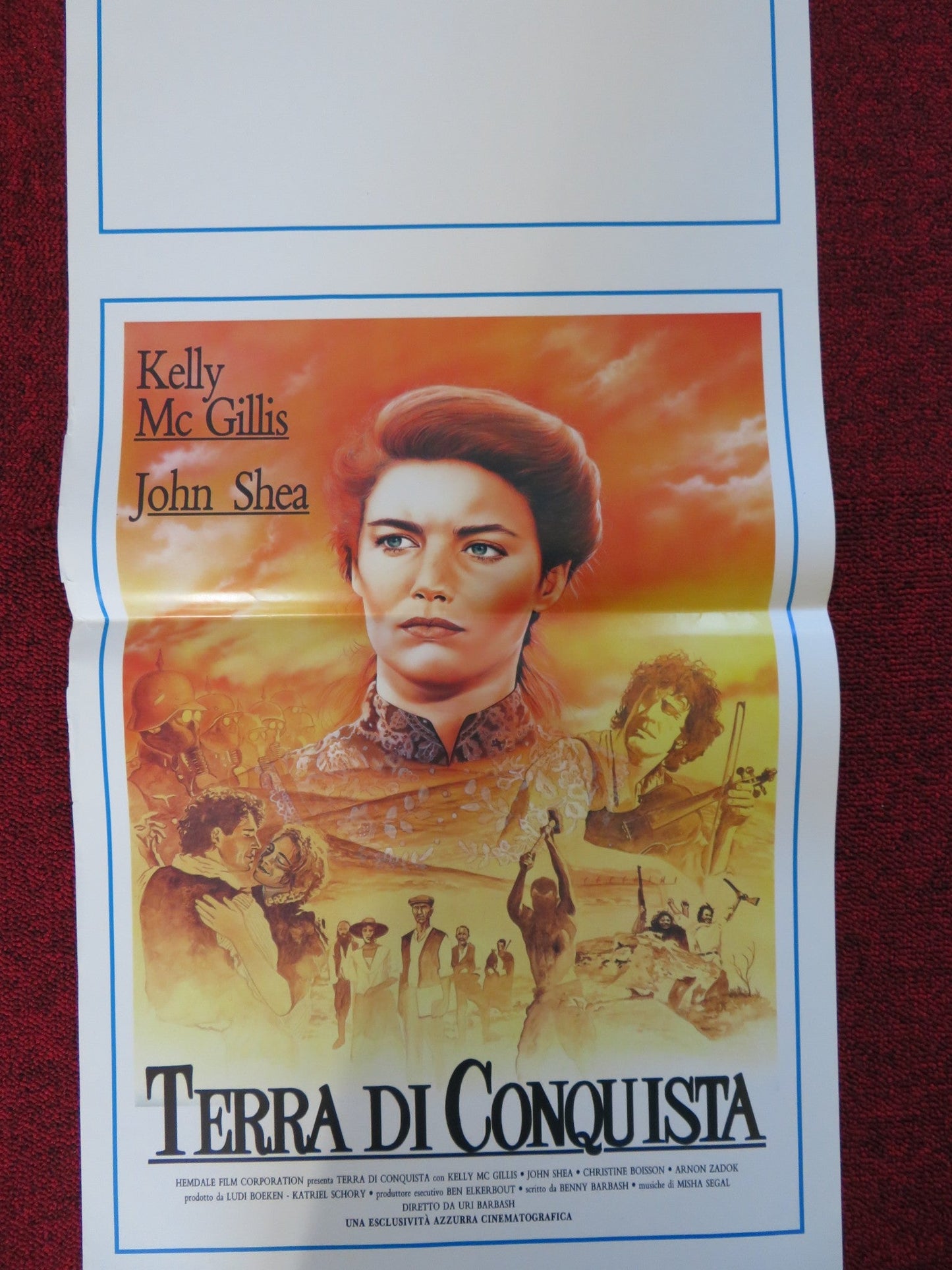 TERRA DI CONQUISTA ITALIAN LOCANDINA POSTER KELLY MCGILLIS JOHN SHEA 1989 Rendezvous Cinema Movie posters