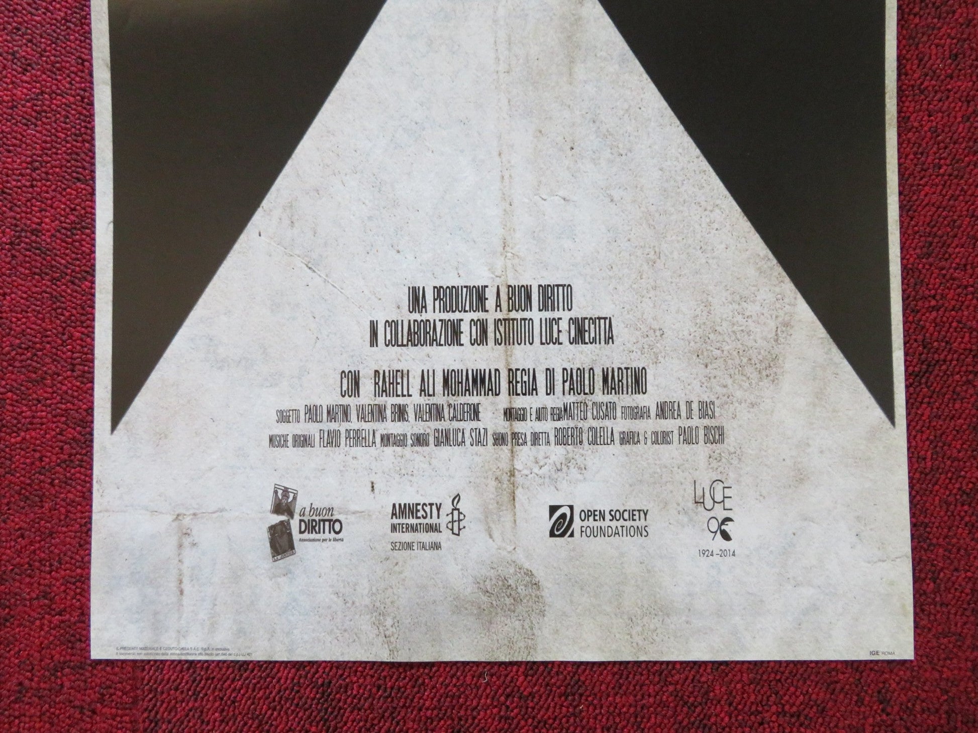 TERRA DI TRANSITO ITALIAN LOCANDINA POSTER PAOLO MARTINO 2014 Rendezvous Cinema Movie posters