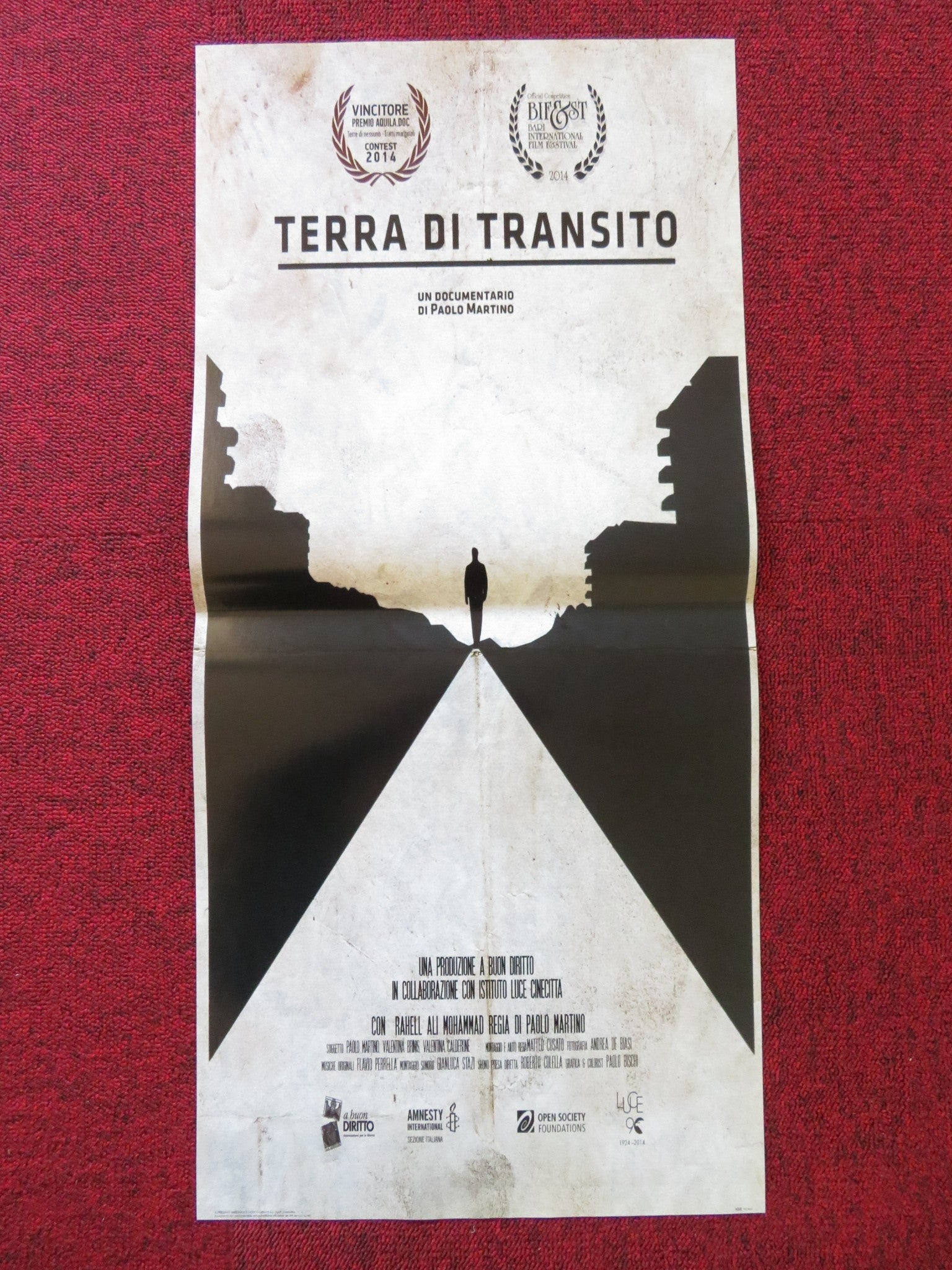 TERRA DI TRANSITO ITALIAN LOCANDINA POSTER PAOLO MARTINO 2014 Rendezvous Cinema Movie posters