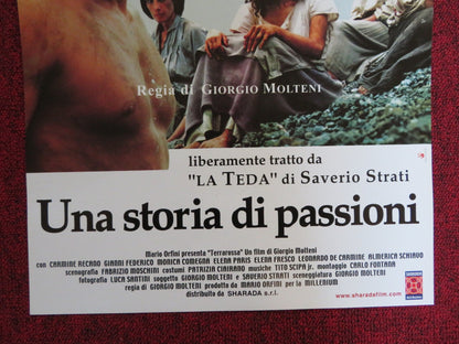 TERRAROSSA ITALIAN LOCANDINA POSTER CARMINE RECANO MONICA COMEGNA 2001 Rendezvous Cinema Movie posters
