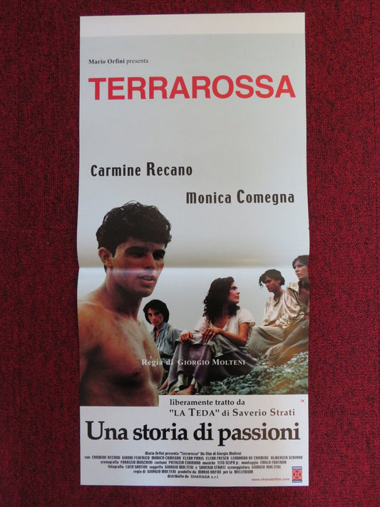 TERRAROSSA ITALIAN LOCANDINA POSTER CARMINE RECANO MONICA COMEGNA 2001 Rendezvous Cinema Movie posters