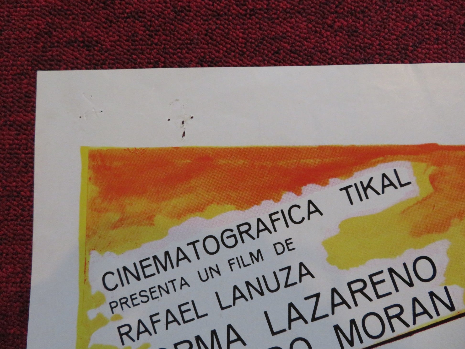 TERREMOTO EN GUATEMALA ARGENTINIAN POSTER NORMA LAZARENO LEONARDO MORAN 1978 Rendezvous Cinema Movie posters