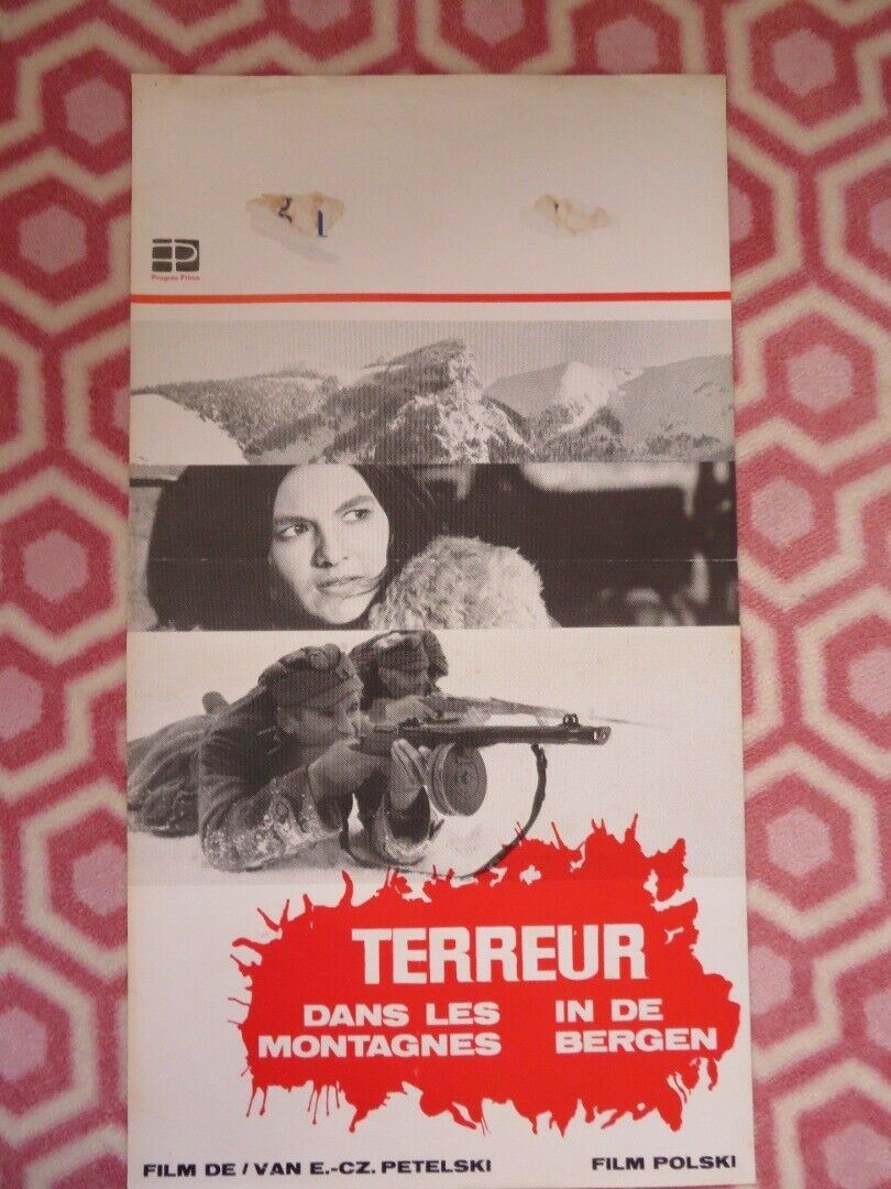 TERREUR DANS LES MONTAGNES/ A Cold Night's Death BELGIUM (22"x12") POSTER 1973 Movie posters