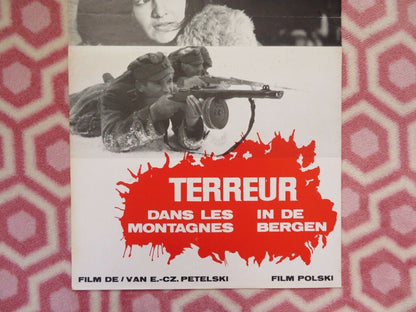 TERREUR DANS LES MONTAGNES/ A Cold Night's Death BELGIUM (22"x12") POSTER 1973 Movie posters